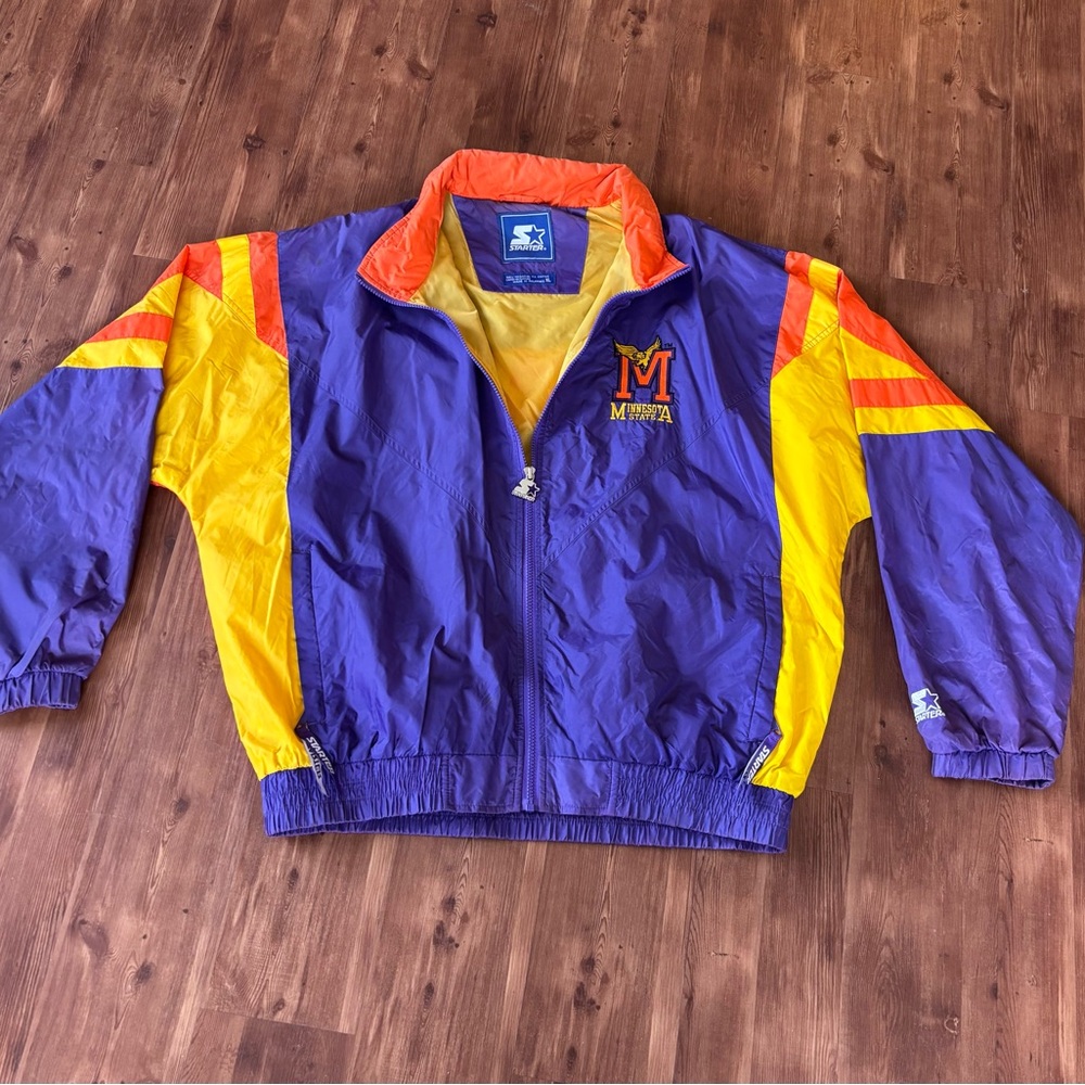 Vintage Starter Minnesota State Jacket Adult XL Screaming Eagles
